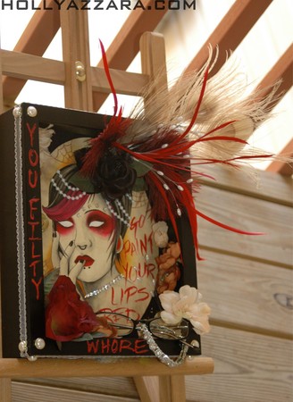 Holly Azzara - Whore Self Portrait For Art Show